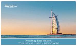 Apply Dubai Tourist Visa | Dubai tourist visa processing time blog banner by apply dubai visit visa