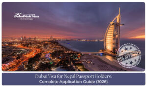 Nepal citizens applying for Dubai visa online process