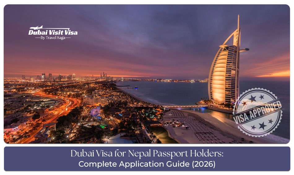 Nepal citizens applying for Dubai visa online process