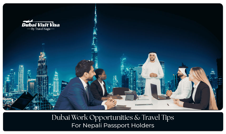 Nepali traveler exploring Dubai with important travel tips and visa guidance