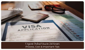 Urgent Dubai visa application processed within 24 hours for fast travel approval.