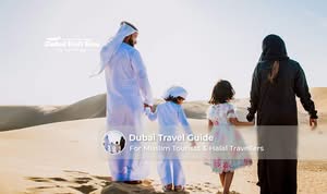 Muslim travellers visiting Dubai's mosques, halal restaurants, family attractions, and cultural landmarks