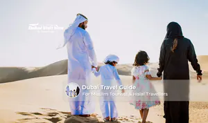 Muslim travellers visiting Dubai's mosques, halal restaurants, family attractions, and cultural landmarks