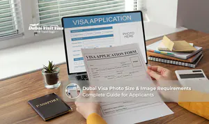 Dubai visa photo meeting official size and image requirements for a successful visa application.
